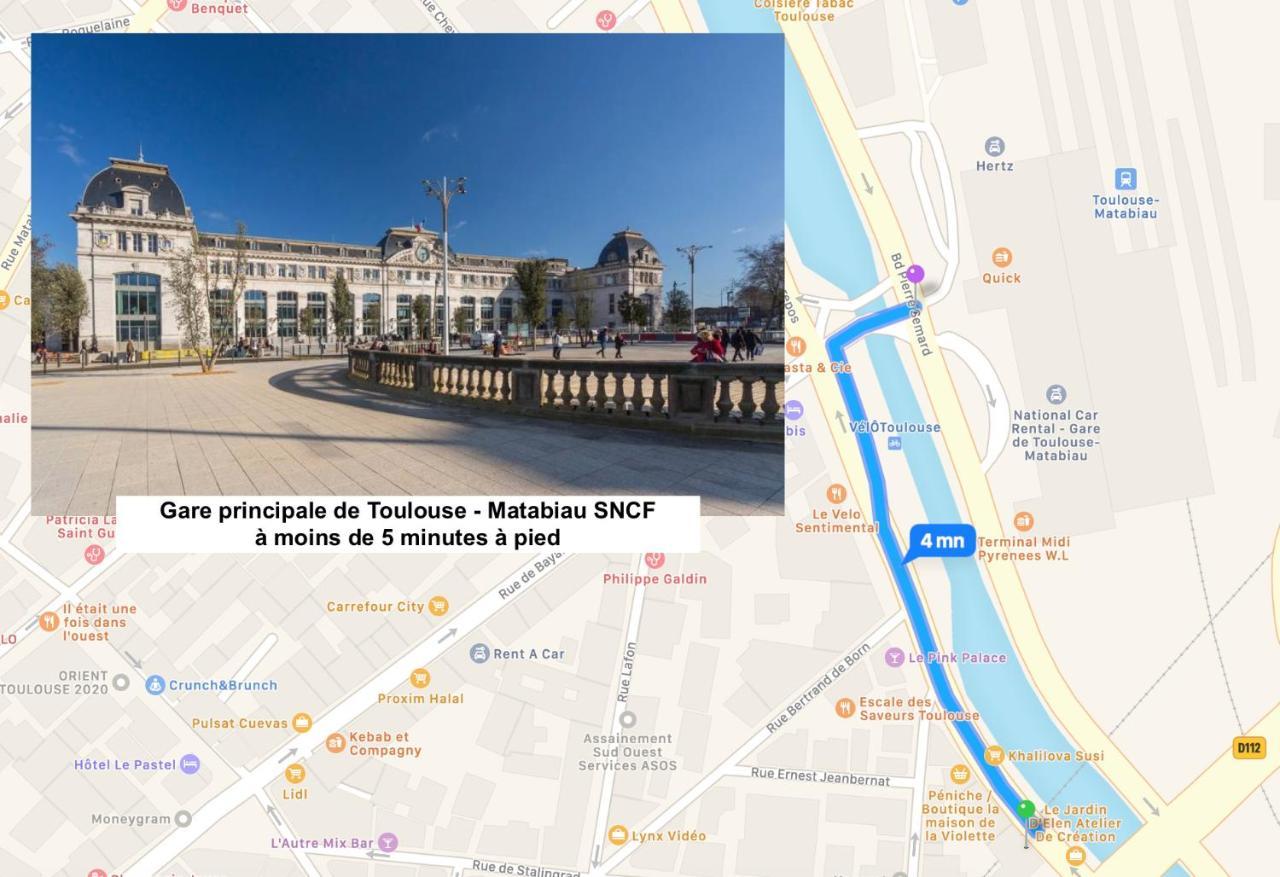 Le Bonrepos - Appartement 2 Chambres Clim & Parking Toulouse Eksteriør billede